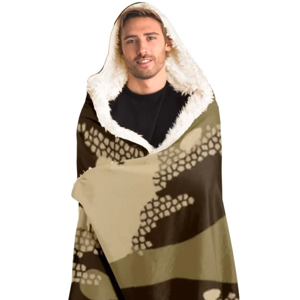 Desert Camouflage Hooded Blanket - Image 3