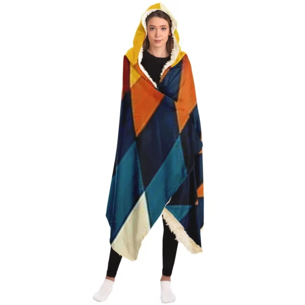 Southwestern Patterned hooded blanket - Image 3