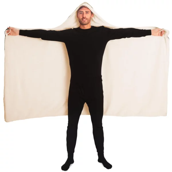 Desert Camouflage Pattern Hooded Blanket - Image 5