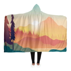 First Person Kayak Hooded Blanket