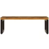 Coffee Table - Solid Reclaimed Wood and Steel - Image 14