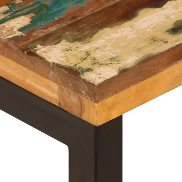 Coffee Table - Solid Reclaimed Wood and Steel - Image 18