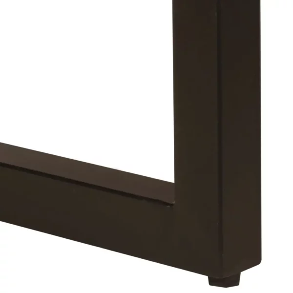Coffee Table - Solid Reclaimed Wood and Steel - Image 19