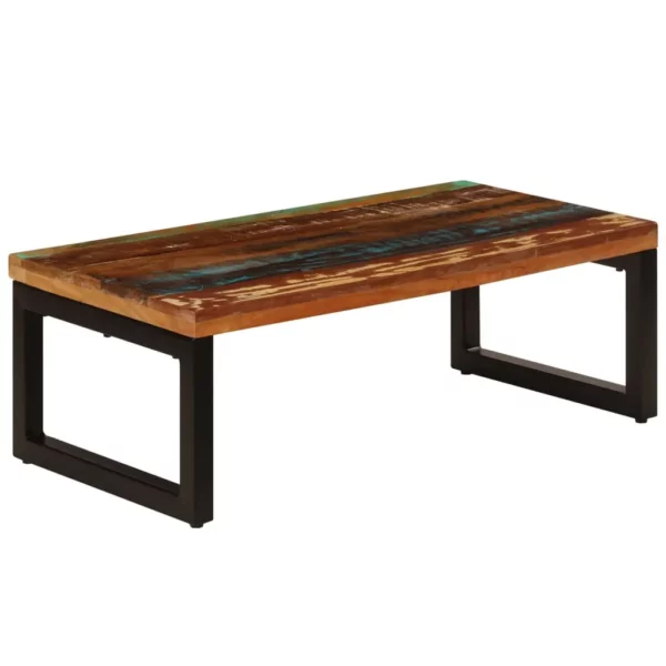Coffee Table - Solid Reclaimed Wood and Steel - Image 24