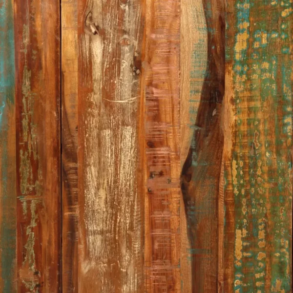 Reclaimed Wood Dining Table 70.9" - Squared Iron Pipe Legs - Image 23