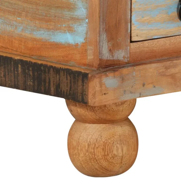vidaXL Coffee Table Multicolored Reclaimed wood, MDF Medium Storage - Image 18