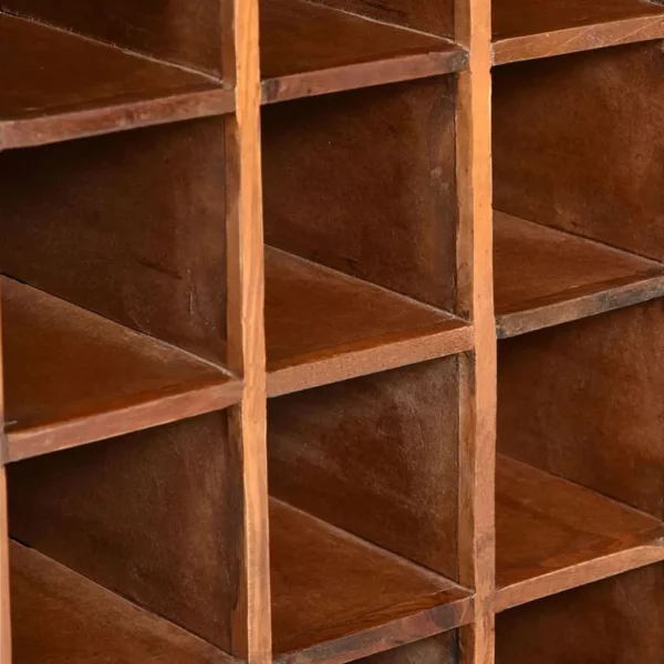Wine Rack for 16 Bottles Solid Reclaimed Wood - Image 21