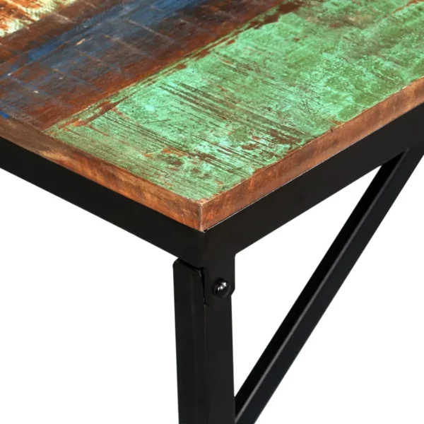 Bench Solid Reclaimed Wood 63"x13.8"x17.7" - Image 16