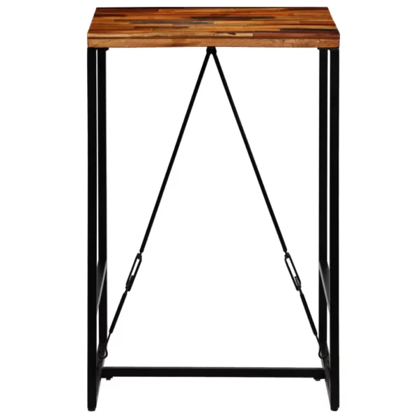 Bar Table Solid Reclaimed Wood 27.6"x27.6"x41.7" - Image 15