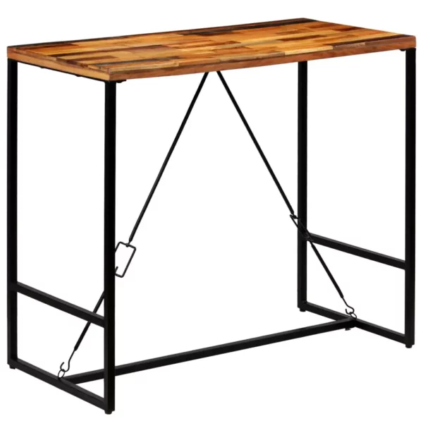 Bar Table Solid Reclaimed Wood 47.2"x23.6"x41.7" - Image 20