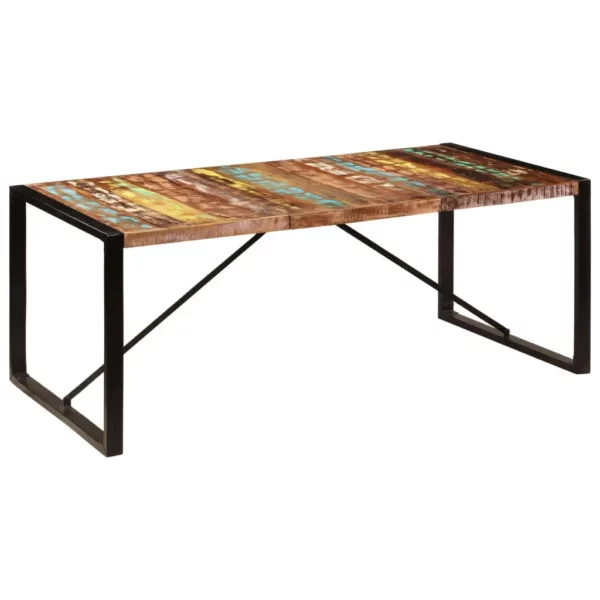 Dining Table 78.7"x39.4"x29.5" Solid Reclaimed Wood - Image 23