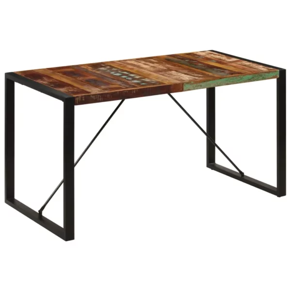Dining Table 55.1"x27.6"x29.5" Solid Reclaimed Wood - Image 13