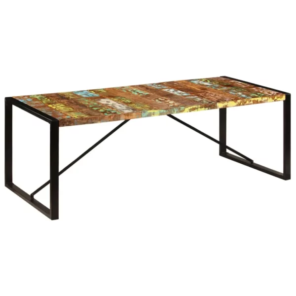 Dining Table 86.6"x39.4"x29.5" Solid Reclaimed Wood - Image 12