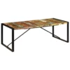 Dining Table 86.6"x39.4"x29.5" Solid Reclaimed Wood - Image 16