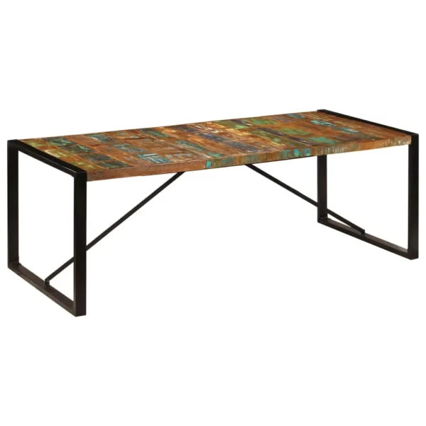 Dining Table 86.6"x39.4"x29.5" Solid Reclaimed Wood - Image 19