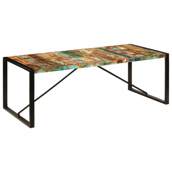 Dining Table 86.6"x39.4"x29.5" Solid Reclaimed Wood - Image 20