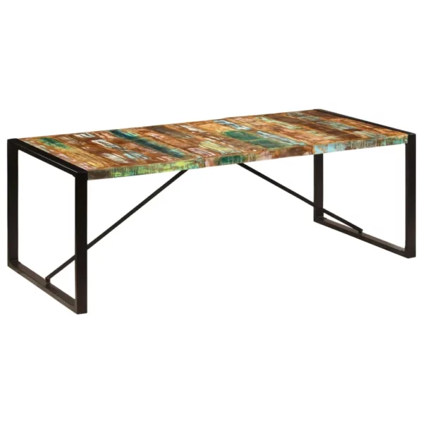 Dining Table 86.6"x39.4"x29.5" Solid Reclaimed Wood - Image 21