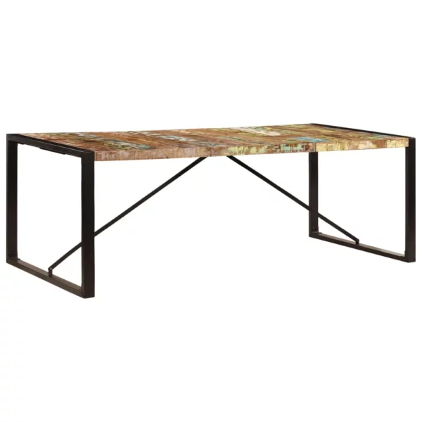 Dining Table 86.6"x39.4"x29.5" Solid Reclaimed Wood - Image 22
