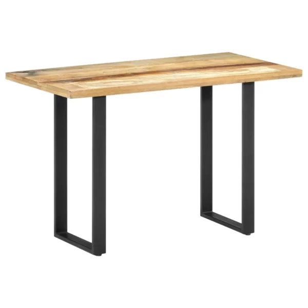 Reclaimed Wood Dining Table 47.2"x23.6"x29.9" - Steel Legs - Image 12