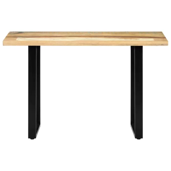 Reclaimed Wood Dining Table 47.2"x23.6"x29.9" - Steel Legs - Image 13