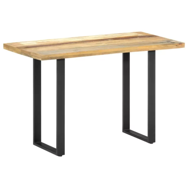 Reclaimed Wood Dining Table 47.2"x23.6"x29.9" - Steel Legs - Image 21