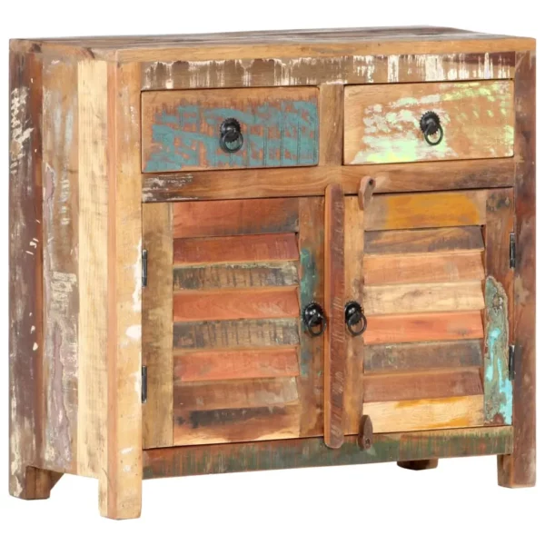 Sideboard 27.6"x11.8"x26.8" Solid Reclaimed Wood - Image 23