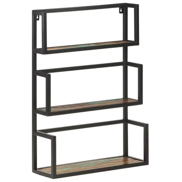 Wall Shelf 23.6"x7.9"x33.5" Solid Reclaimed Wood - Image 20