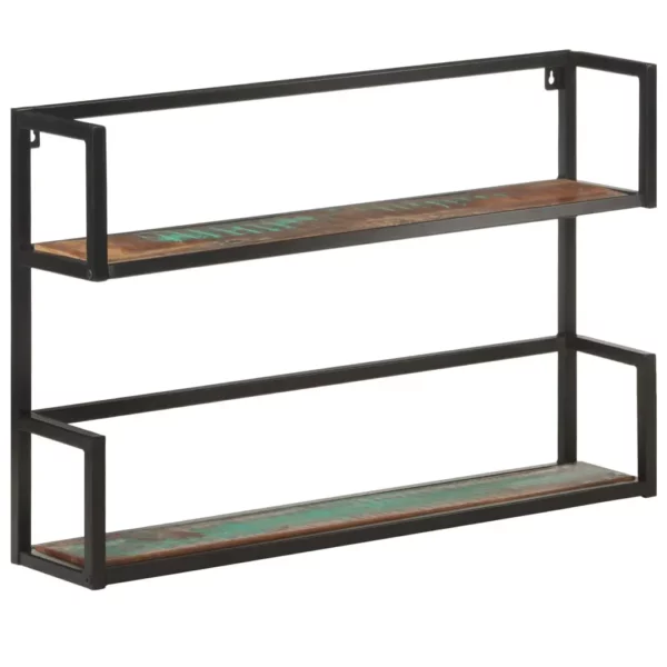 Wall Shelf 35.4"x7.9"x23.6" Solid Reclaimed Wood - Image 12