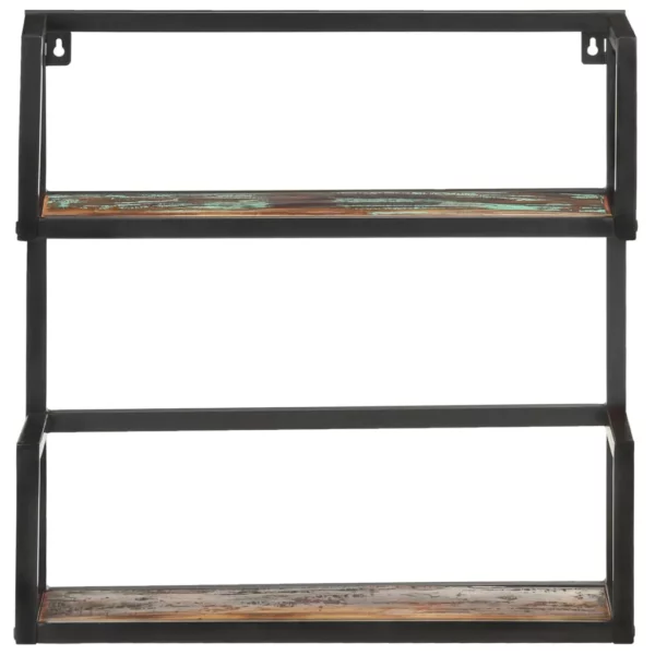 Wall Shelf 35.4"x7.9"x23.6" Solid Reclaimed Wood - Image 13