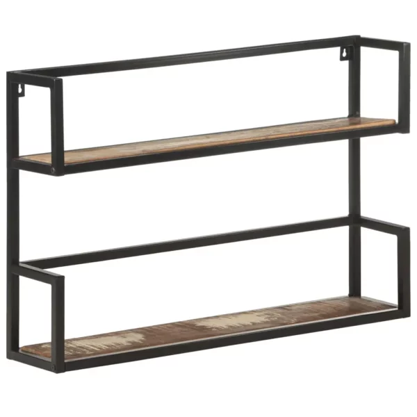 Wall Shelf 35.4"x7.9"x23.6" Solid Reclaimed Wood - Image 19