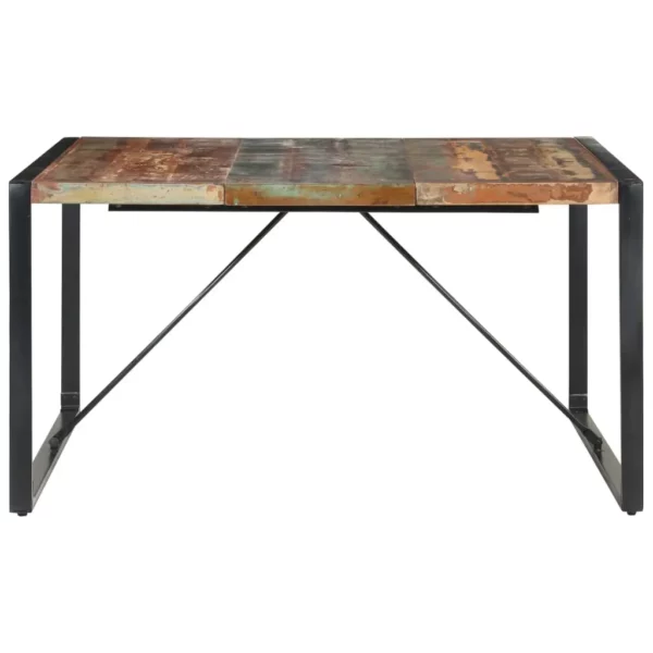 Dining Table 55.1"x55.1"x29.5" Solid Reclaimed Wood - Image 12