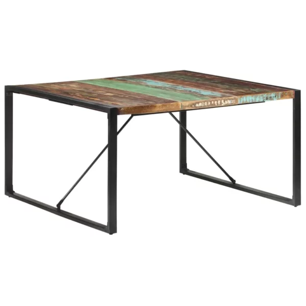 Dining Table 55.1"x55.1"x29.5" Solid Reclaimed Wood - Image 19