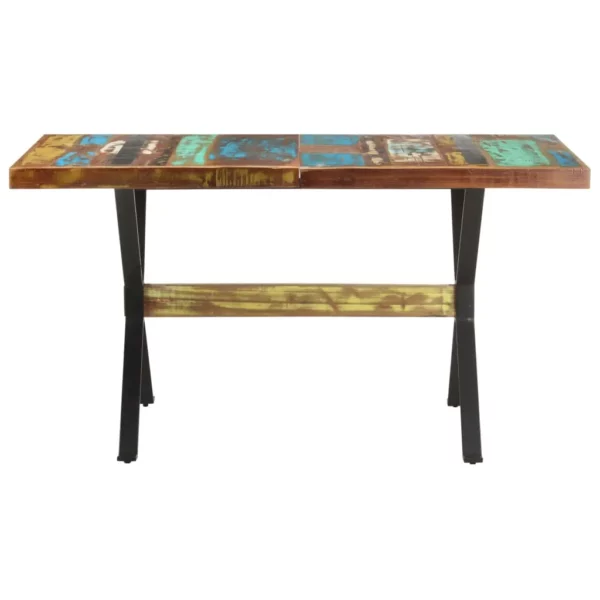 Dining Table 55.1"x27.6"x29.9" Solid Reclaimed Wood - Image 13