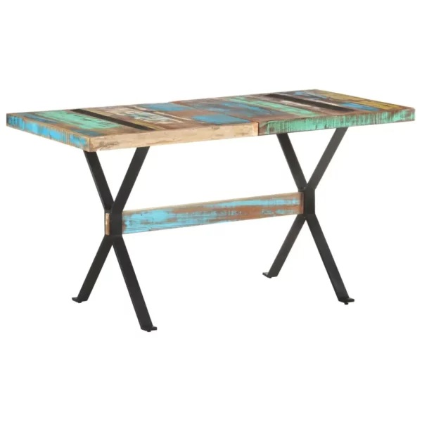 Dining Table 55.1"x27.6"x29.9" Solid Reclaimed Wood - Image 19