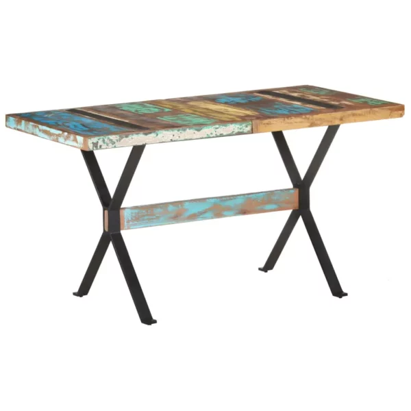 Dining Table 55.1"x27.6"x29.9" Solid Reclaimed Wood - Image 20