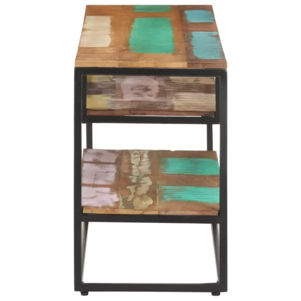 TV Stand 51.2"x11.8"x17.7" Solid Wood Reclaimed - Image 15