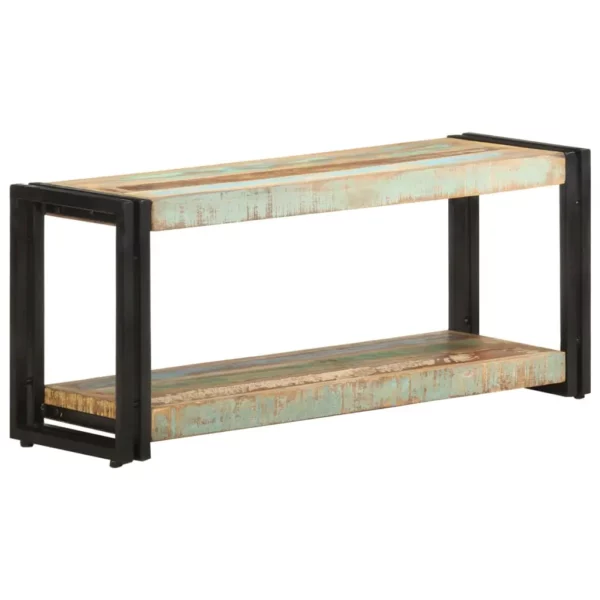 TV Stand 35.4"x11.8"x15.7" Solid Wood Reclaimed - Image 12
