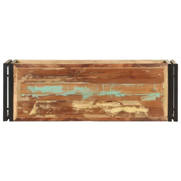 TV Stand 35.4"x11.8"x15.7" Solid Wood Reclaimed - Image 14