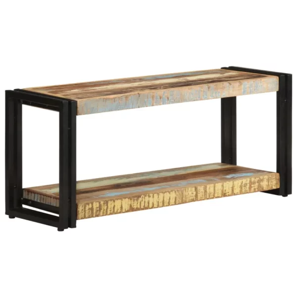 TV Stand 35.4"x11.8"x15.7" Solid Wood Reclaimed - Image 22
