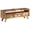 TV Stand Multicolor 43.3"x11.8"x15.7" Solid Wood Reclaimed - Image 22