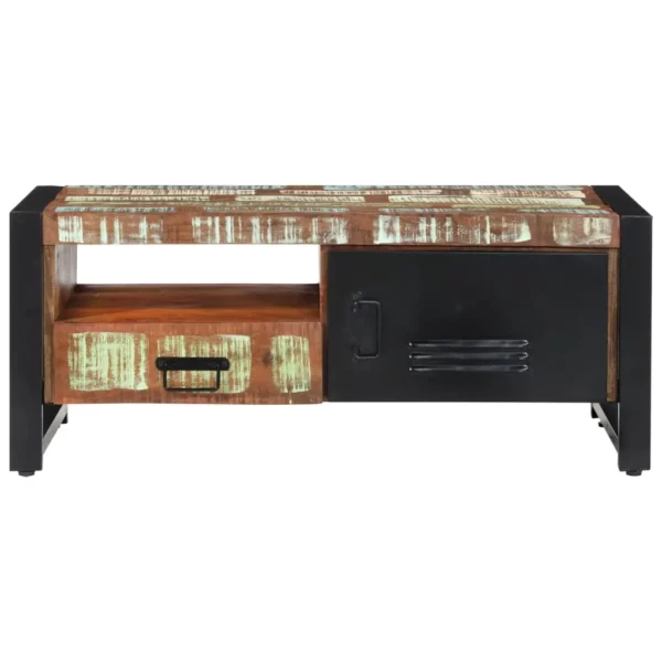 Coffee Table 39.4"x19.7"x16.1" Solid Wood Reclaimed - Image 13