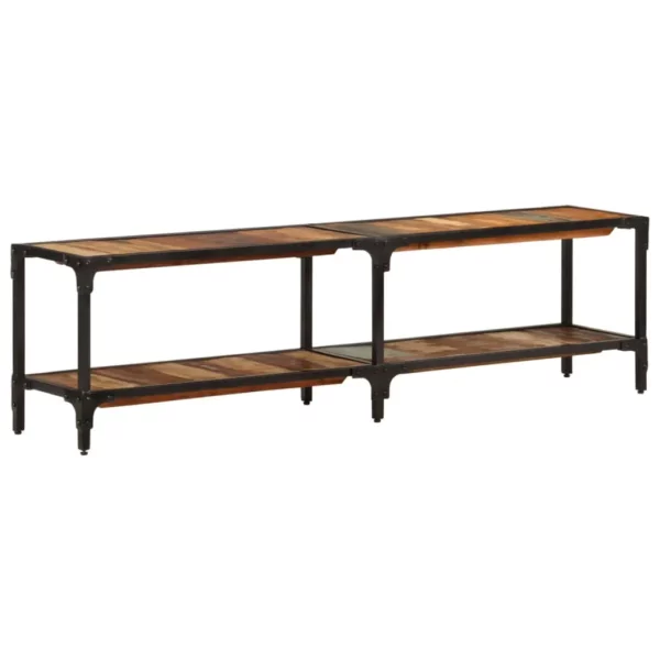 TV Stand 59.1"x11.8"x16.1" Solid Wood Reclaimed - Image 20
