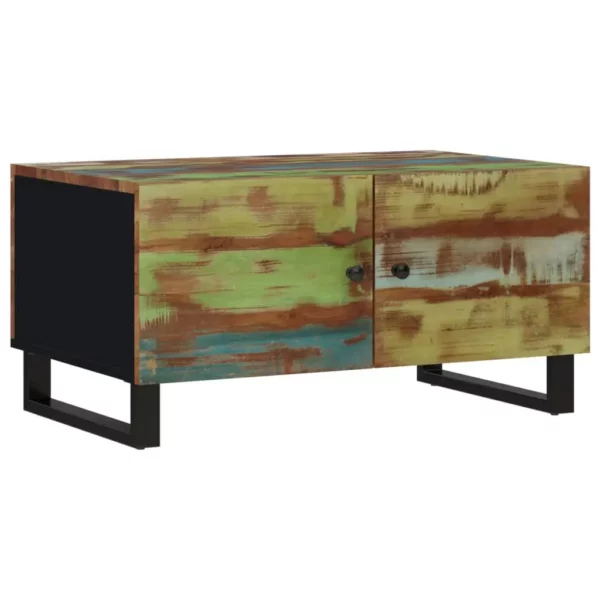 Solid Reclaimed & Engineered Wood Coffee Table - Image 14