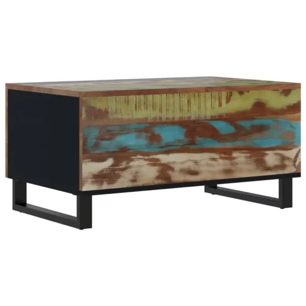 Solid Reclaimed & Engineered Wood Coffee Table - Image 18