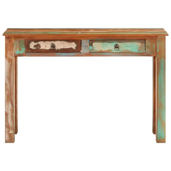 Console Table 43.3"x11.8"x29.5" Solid Wood Reclaimed - Image 3