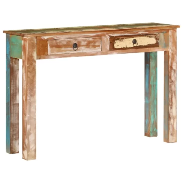 Console Table 43.3"x11.8"x29.5" Solid Wood Reclaimed - Image 12