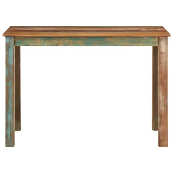 Dining Table 43.3"x21.7"x29.9" Solid Wood Reclaimed - Image 2