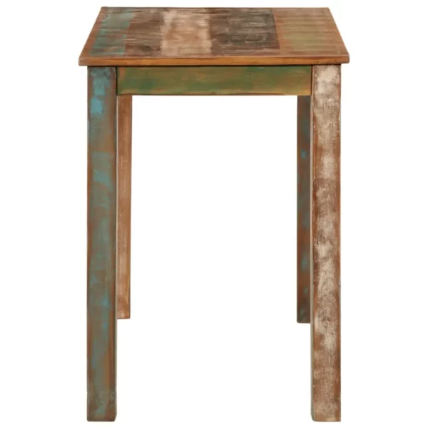 Dining Table 43.3"x21.7"x29.9" Solid Wood Reclaimed - Image 3