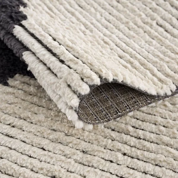 Black & Ivory Modern Area Rug - Image 7