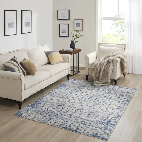 Moroccan Global Woven Area Rug - Image 9